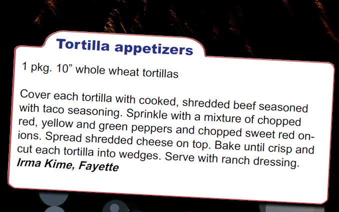 Tortilla Appetizers