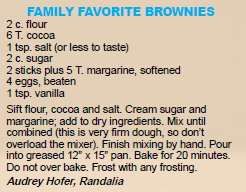 Family Favorite Brownies