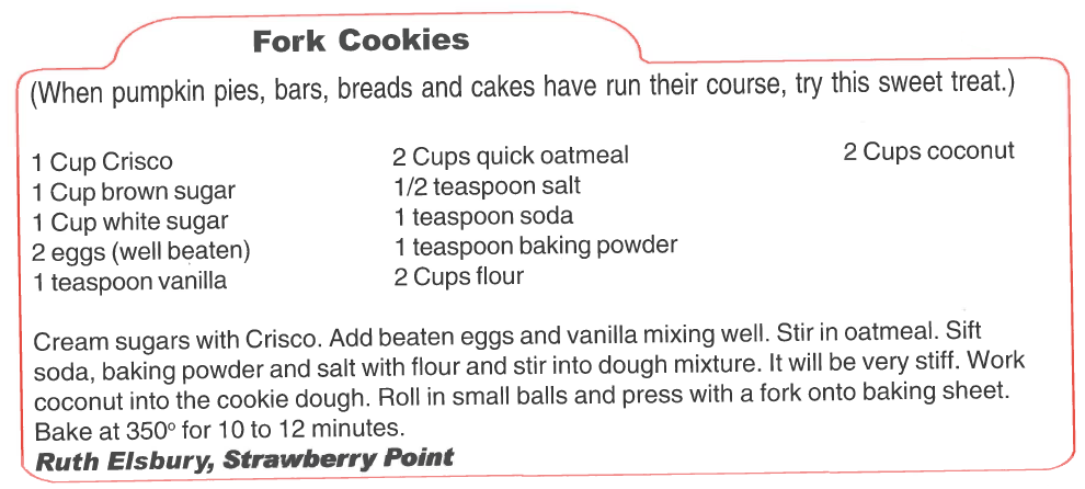 Fork Cookies