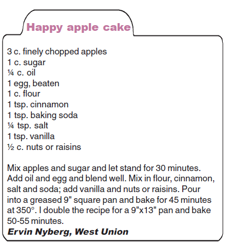 Happy Apple Cake