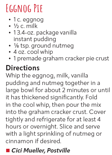 Egg Nog Pie