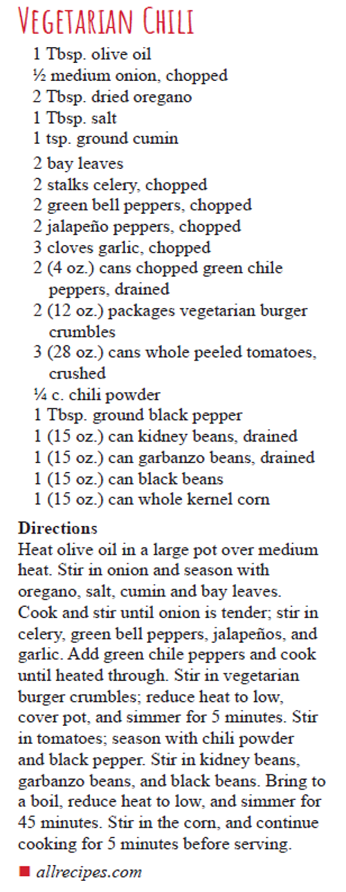 Vegetarian Chili